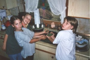 Elena, Bernadette und Sarah