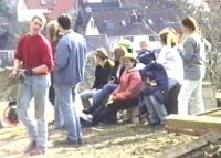 Die Rekruten bei der Arbeit.